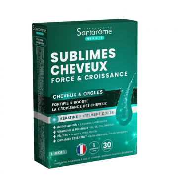 SANTAROME - Sublimes Cheveux Force & Croissance 1 mois 30 comprim&eacute;s