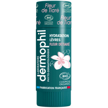 DERMOPHIL - Hydratation Lèvres Fleur de Tiaré Bio 4g