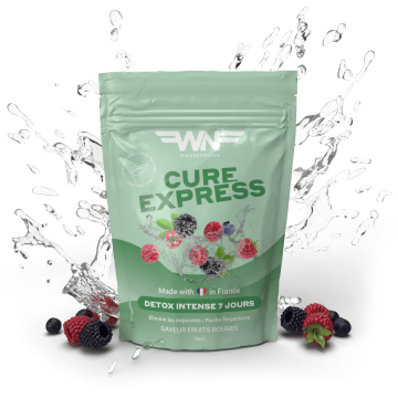 WANDERNANA - CURE EXPRESS - D&eacute;tox intense 7 jour saveur fruits rouges 100g