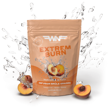 WANDERNANA - EXTREM BURN - Infusion Br&ucirc;le-Graisse saveur p&ecirc;che 100g