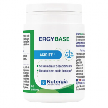 NUTERGIA - ERGYBASE - Acidit&eacute; 60 g&eacute;lules