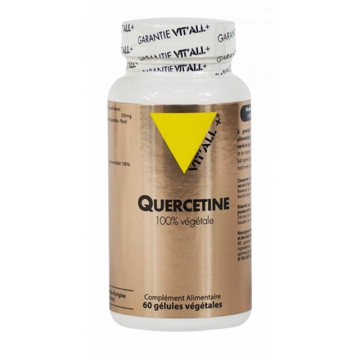 VIT'ALL + - QUERCETINE 350 mg - 60 g&eacute;lules v&eacute;g&eacute;tales