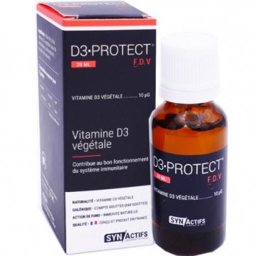 SYNACTIFS - D3.PROTECT - Vitamine D3 végétale 20ml