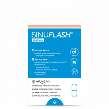 ARAGAN - SINUFLASH - 10 g&eacute;lules