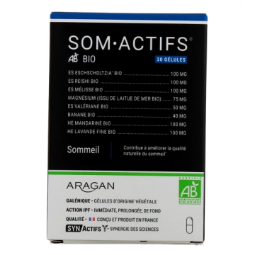 SYNACTIFS - SOM.ACTIFS BIO - Sommeil 30 g&eacute;lules