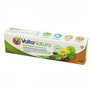 VOLTANATURA - Gel de massage &agrave; bases de plantes, apaise et relaxe les tensions musculaires 100ml
