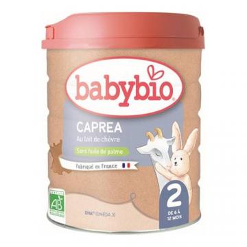 BABYBIO - CAPREA 2 - Lait en poudre de ch&egrave;vre bio 2&egrave;me &acirc;ge 6-12mois 800g