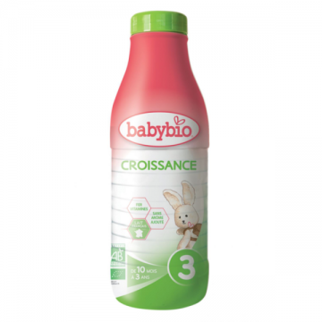 BABYBIO - Lait de Croissance liquide Bio 10-36 mois 1L