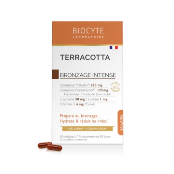 BIOCYTE - Terracotta - Bronzage Intense 60 G&eacute;lules