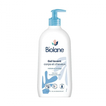 BIOLANE - Gel Lavant Corps et Cheveux Bio 750ml