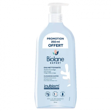 BIOLANE Expert - Eau Nettoyante Sans Rin&ccedil;age 500ml + 250ml offert