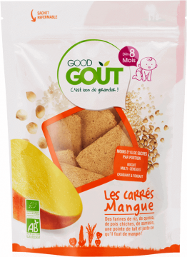 GOOD GOUT - BISCUITS les carres mangue 50g
