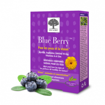 NEW NORDIC - Blue Berry - Pour les yeux et la vision 60 comprim&eacute;s