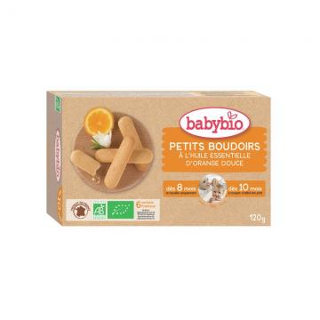 BABYBIO - PETITS BOUDOIRS a l huile essentielle d'orange douce 120g