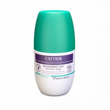 CATTIER - D&eacute;odorant Efficacit&eacute; 24h Roll-On Bio 50ml