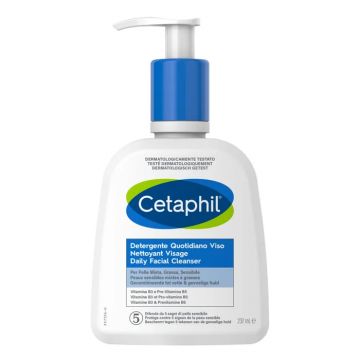 CETAPHIL - Nettoyant Visage - Peaux Sensibles Mixtes &agrave; Grasses, 237ml