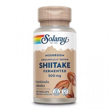 SOLARAY - Shiitake Ferment&eacute; 500mg 60 capsules