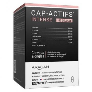 SYNACTIFS - CAP.ACTIFS INTENSE - Cheveux & Ongles 120 g&eacute;lules d'origine v&eacute;g&eacute;tale