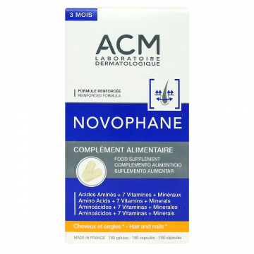 ACM - NOVOPHANE - Cheveux & Ongles 180 g&eacute;lules