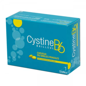CYSTINE BAILLEUL B6 - Cheveux et Ongles Fragiles 120 comprimés