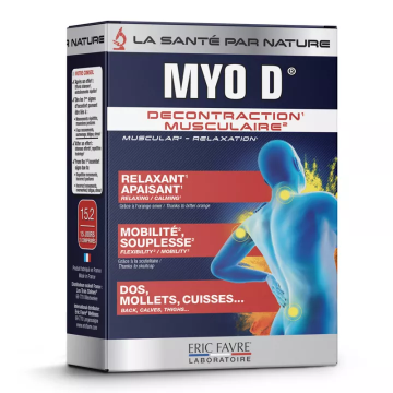 ERIC FAVRE - Myo D - D&eacute;contraction Musculaire 30 comprim&eacute;s