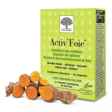 NEW NORDIC - Activ'Foie -30 comprim&eacute;s