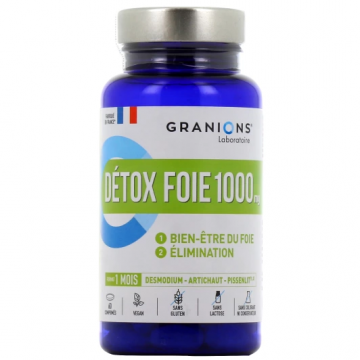 GRANIONS - DETOX FOIE 1000mg - 60 comprimés