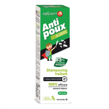 EXPERT 123 - Shampoing traitant anti-poux et lentes 200ml