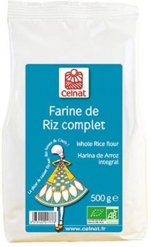 CELNAT FARINE RIZ COMPLET 500G