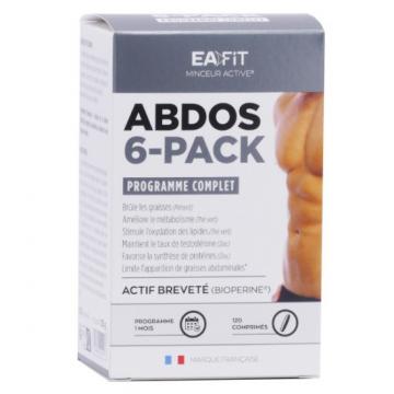 EAFIT - ABDOS 6-PACK - Programme Complet 120 comprim&eacute;s