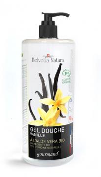 HELVETIA  -  Gel douche vanille aloe vera bio 1l