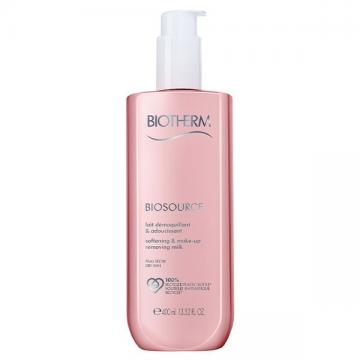 BIOTHERM - BIOSOURCE Lait demaquillant et adoucissant 400ml