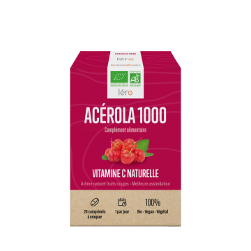 LERO - Ac&eacute;rola 1000mg - 20 comprim&eacute;s &agrave; croquer