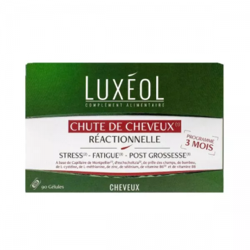 LUXEOL - Chute de cheveux r&eacute;actionnelle 90 comprim&eacute;s