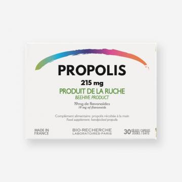 BIO-RECHERCHE - PROPOLIS 215mg - Produit de la ruche 30 g&eacute;lules