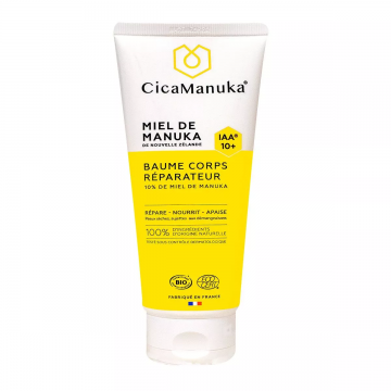 CICAMANUKA -  MIEL DE MANUKA - Baume corps r&eacute;parateur 200ml
