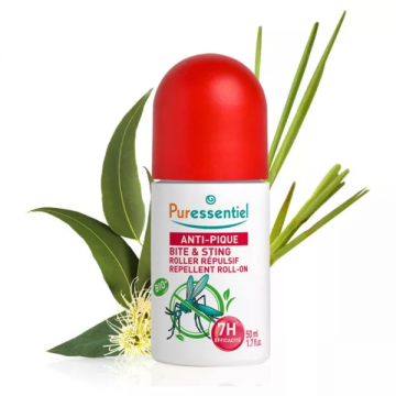 PURESSENTIEL - Anti-pique roller répulsif visage & corps 50 ml