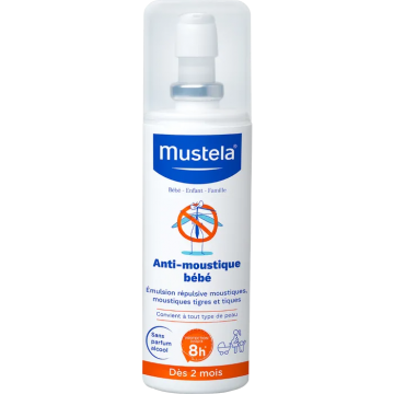 MUSTELA  - Anti-Moustique B&eacute;b&eacute; d&egrave;s 2 mois 100ml