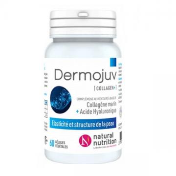 NATURAL NUTRITION - Dermojuv Collagen+ Elasticit&eacute; et Structure de la Peau 60 g&eacute;lules