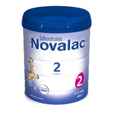 NOVALAC 2ème âge - Lait 6-12 mois 800g