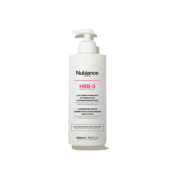 NUBIANCE - Lait corps unifiant hydratant correcteur d'hyperpigmentation HRB-3 500ml