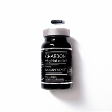 NUTRIVIE  - CHARBON V&Eacute;G&Eacute;TAL ACTIV&Eacute; - Balonnements 60 g&eacute;lules