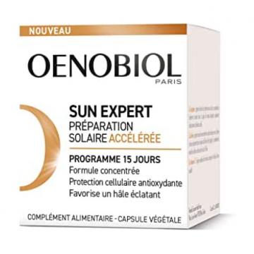 OENOBIOL - Sun Expert - Pr&eacute;paration Solaire Acc&eacute;l&eacute;r&eacute;e 15 capsules v&eacute;g&eacute;tales
