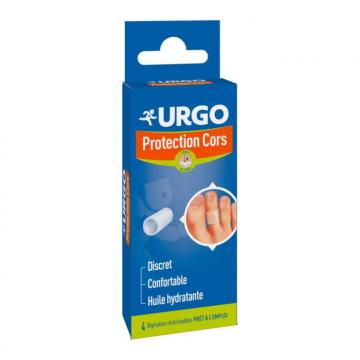 URGO - Protection Cors - 4 digitubes pr&eacute;-d&eacute;coup&eacute;s 2,5cm
