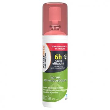 PARASIDOSE Moustiques - Spray Anti-Moustiques Zones tropicales et à risques 100ml