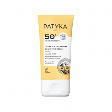 PATYKA - Cr&egrave;me Solaire Teint&eacute;e Visage SPF50 40ml