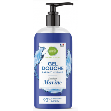 PHARMASCIENCE - Gel Douche Rafra&icirc;chissant - Fra&icirc;cheur Marine 1L