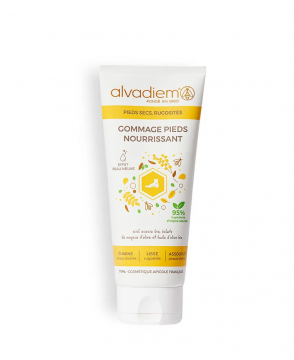 ALVADIEM - Gommage Pieds Nourrissant - Pieds secs Rugosit&eacute;s 75 ml