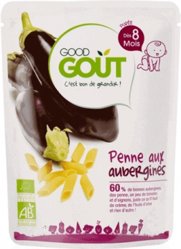 GOOD GOUT - PLAT penne aubergines 190g