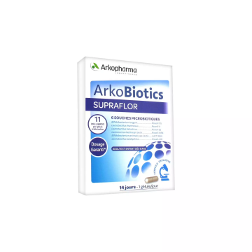 ARKOBIOTICS - Supraflor - 6 souches microbiotiques 14 g&eacute;lules 14 jours